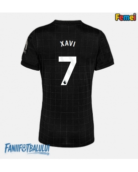 Tottenham Hotspur Xavi Simons #7 Tricou Fotbal Replică 2025-26 Femei Deplasare